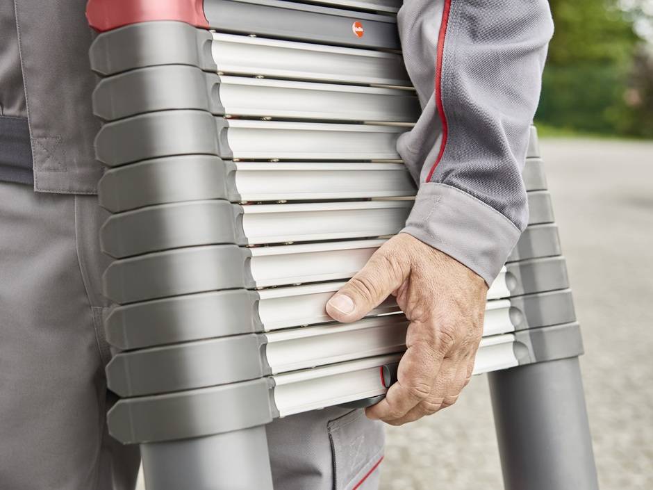 Teleskopleiter für mehr Sicherheit und Komfort Teleskopleiter für mehr Sicherheit und Komfort