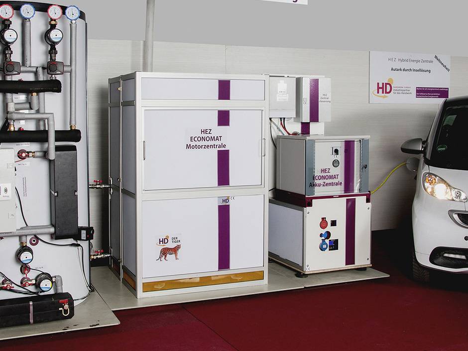 3 in 1: Hybrid-Energie-Zentrale liefert Strom, Wärme und Warmwasser 3 in 1: Hybrid-Energie-Zentrale liefert Strom, Wärme und Warmwasser