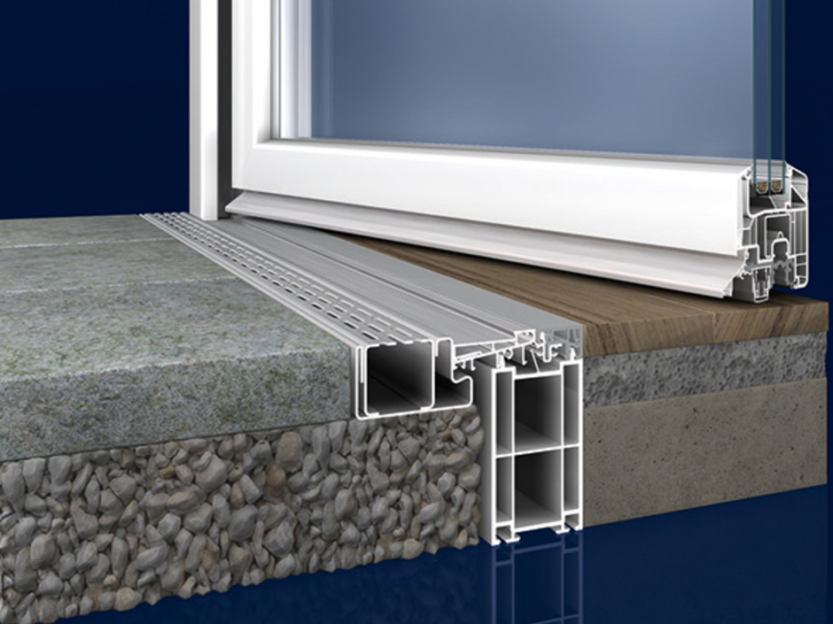 Barrierefreie Schwelle Easystep von Inoutic Barrierefreie Schwelle Easystep von Inoutic