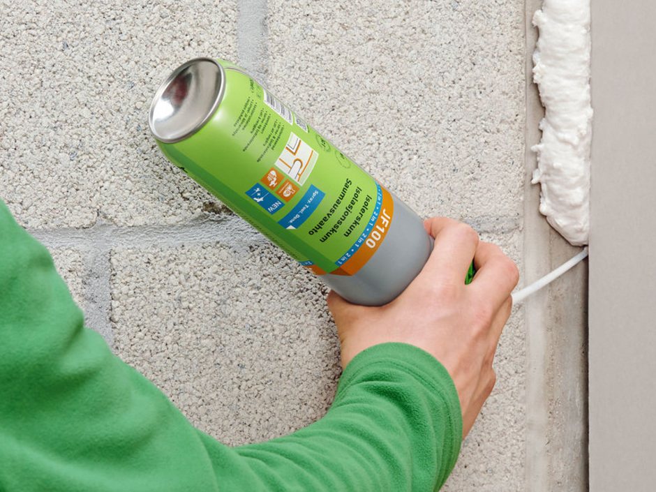 JF100 Fugenfüller: Schadstoffarme Dämm-Technologie aus der Dose JF100 Fugenfüller: Schadstoffarme Dämm-Technologie aus der Dose