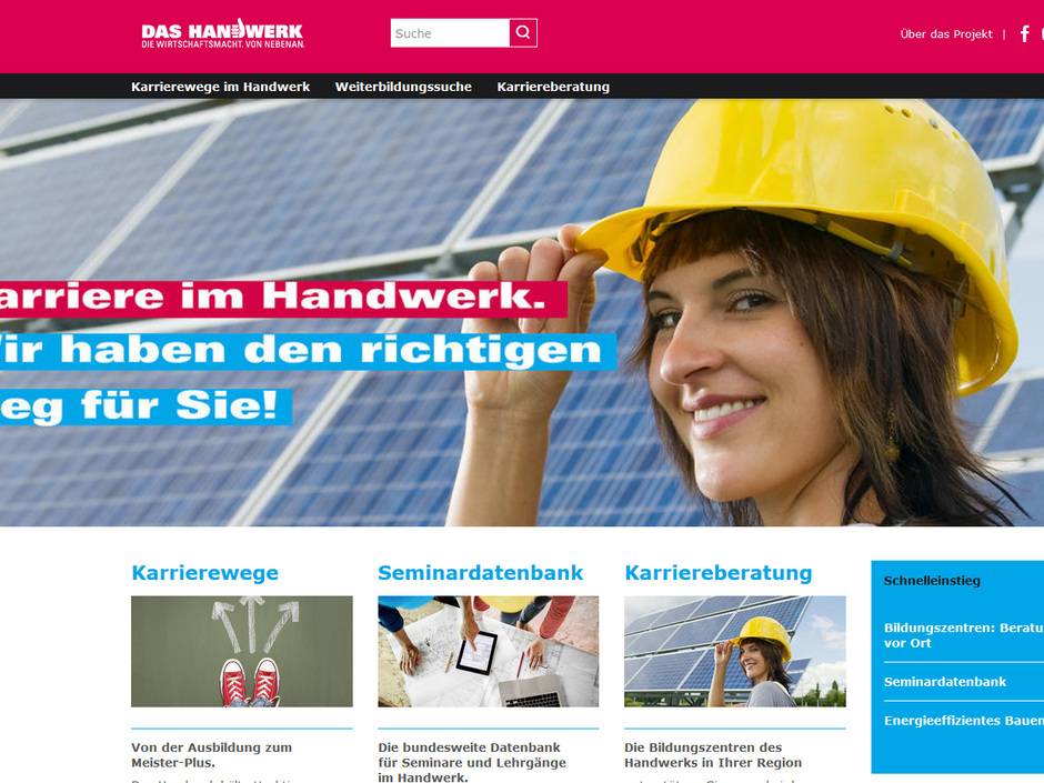 ZDH: Karriereportal fürs Handwerk ist online ZDH: Karriereportal fürs Handwerk ist online