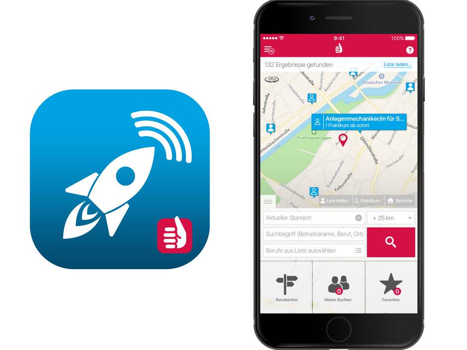 Azubi-App Lehrstellenradar in neuer Version Azubi-App Lehrstellenradar in neuer Version