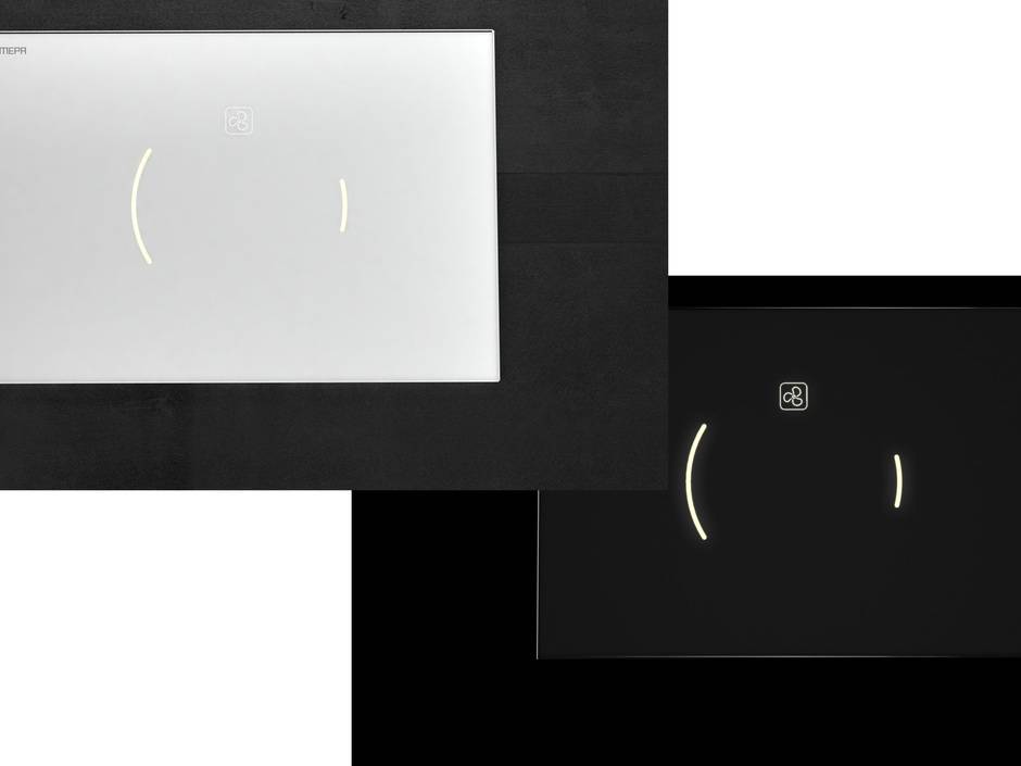 Mepa: Elektronische WC-Betätigungsplatte Zero Lumo Mepa: Elektronische WC-Betätigungsplatte Zero Lumo