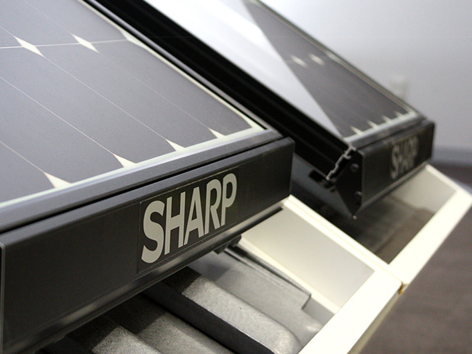 Sharp: Effizientes PV-Modul Back-Contact mit 48 Zellen Sharp: Effizientes PV-Modul Back-Contact mit 48 Zellen