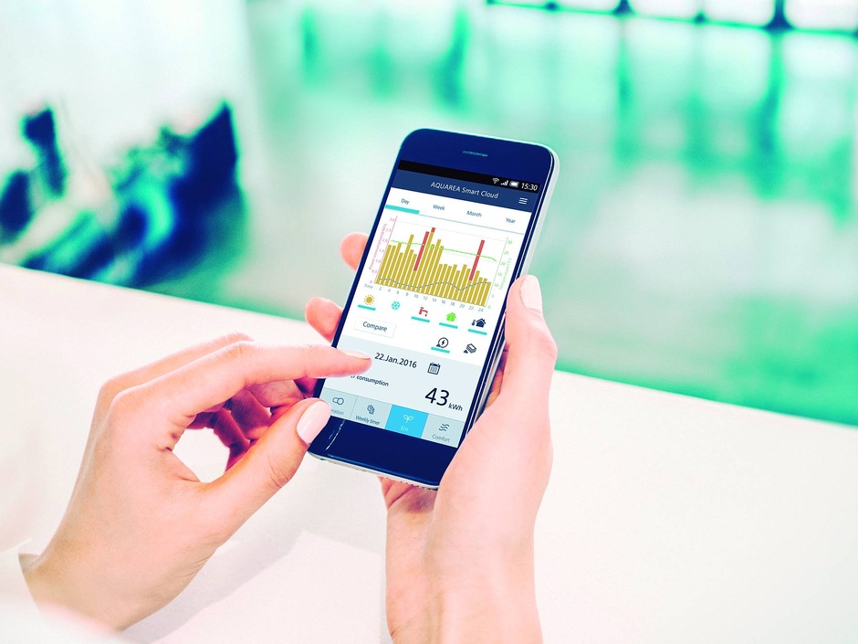Panasonic: Smartphone-App für Aquarena-Wärmepumpen Panasonic: Smartphone-App für Aquarena-Wärmepumpen