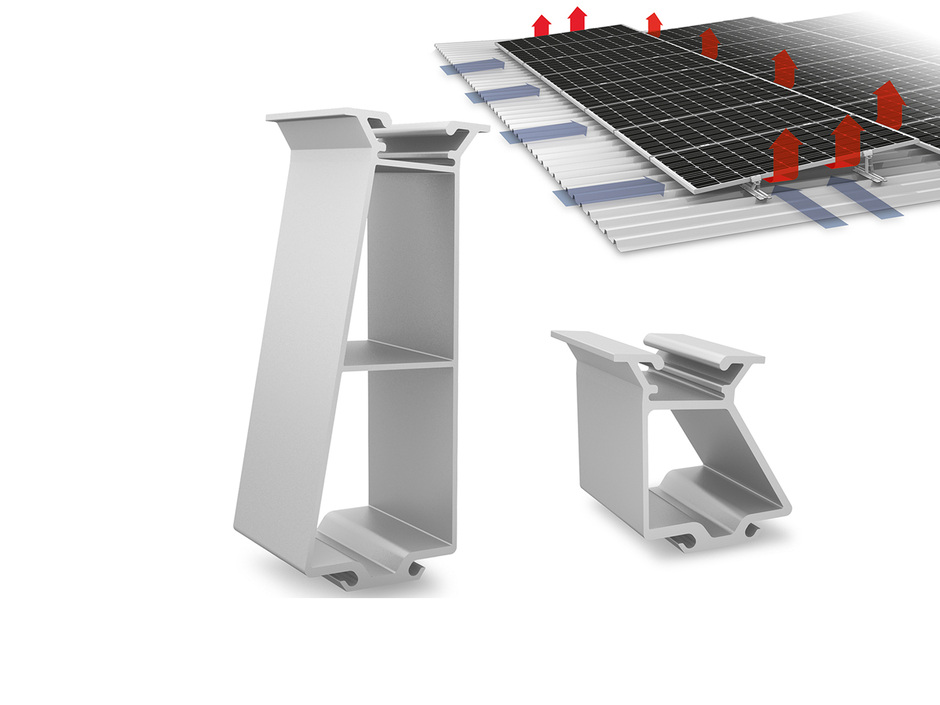 Mini-Rail-System von K2 Systems: Bessere Hinterlüftung für Module