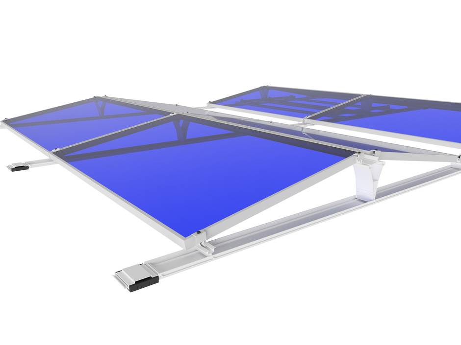 Renusol FS10-EW: Montagesystem für Flachdächer