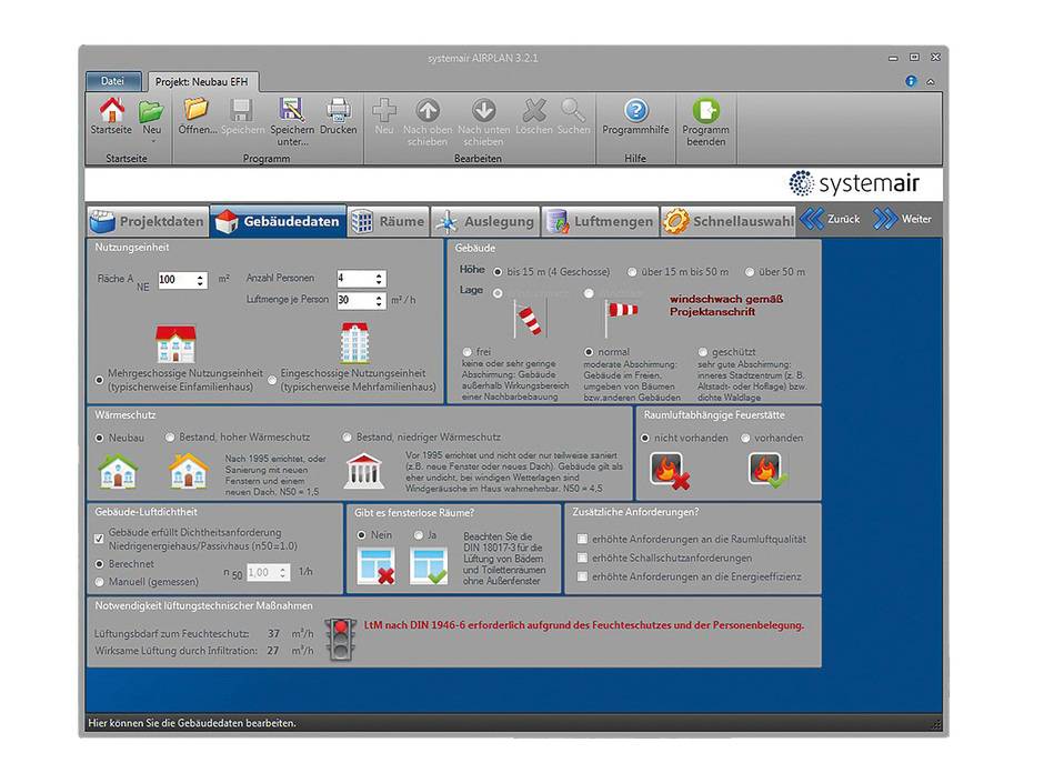 Systemair: Lüftungskonzepte nach DIN 1946-6