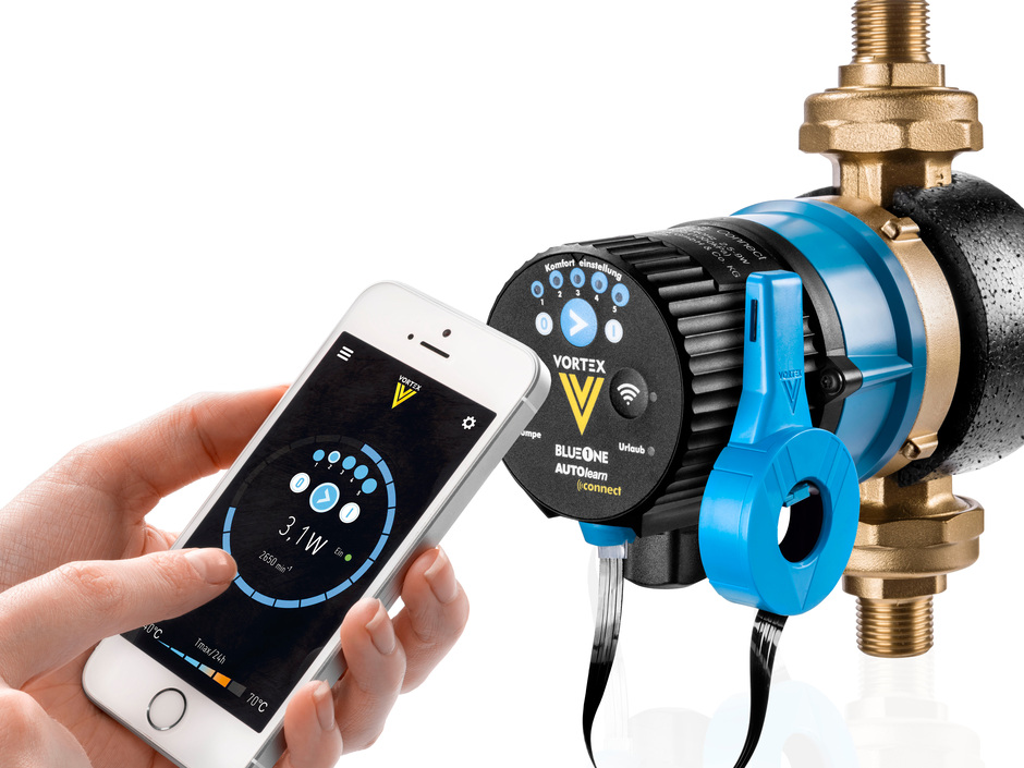 Neue Pumpe BlueOne für die Trinkwasserzirkulation Neue Pumpe BlueOne für die Trinkwasserzirkulation