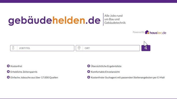 Jetzt 50 Bei Ihrer Stellenanzeige Auf Gebaudehelden De Sparen Haustec