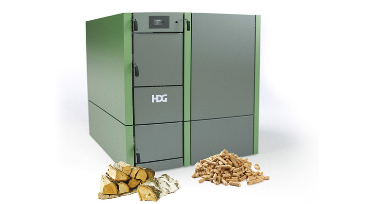 Hdg Kombikessel Fur Scheitholz Und Pellets Haustec