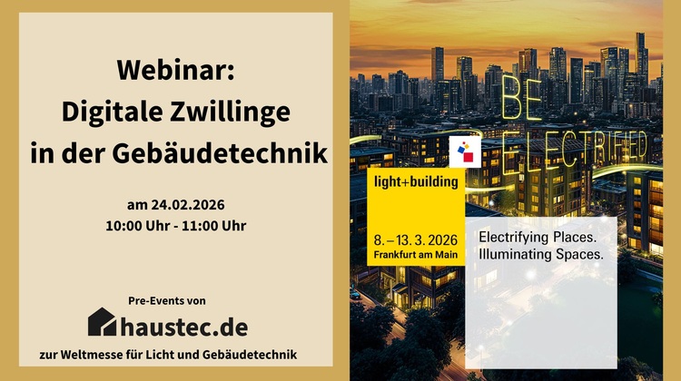 Webinar: Digitale Zwillinge in der Gebäudetechnik