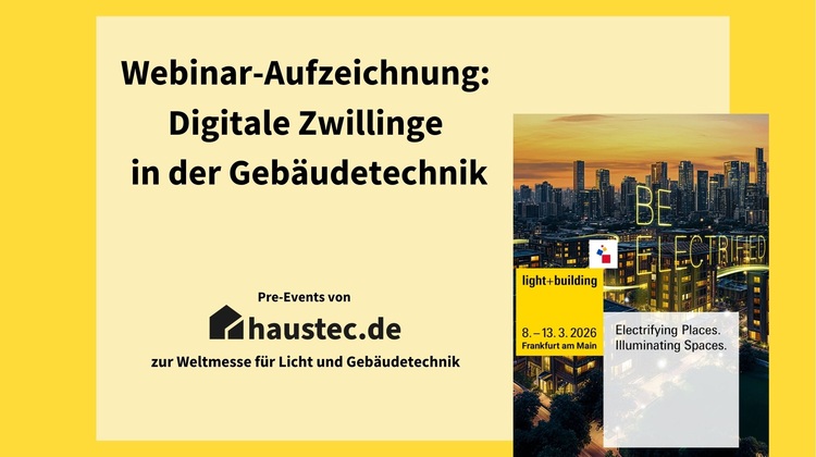Webinar: Digitale Zwillinge in der Gebäudetechnik