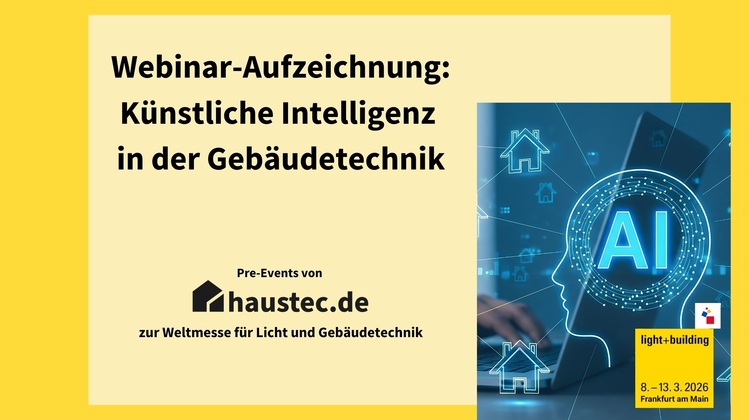 Webinar-Aufzeichnung: Künstliche Intelligenz in der Gebäudetechnik