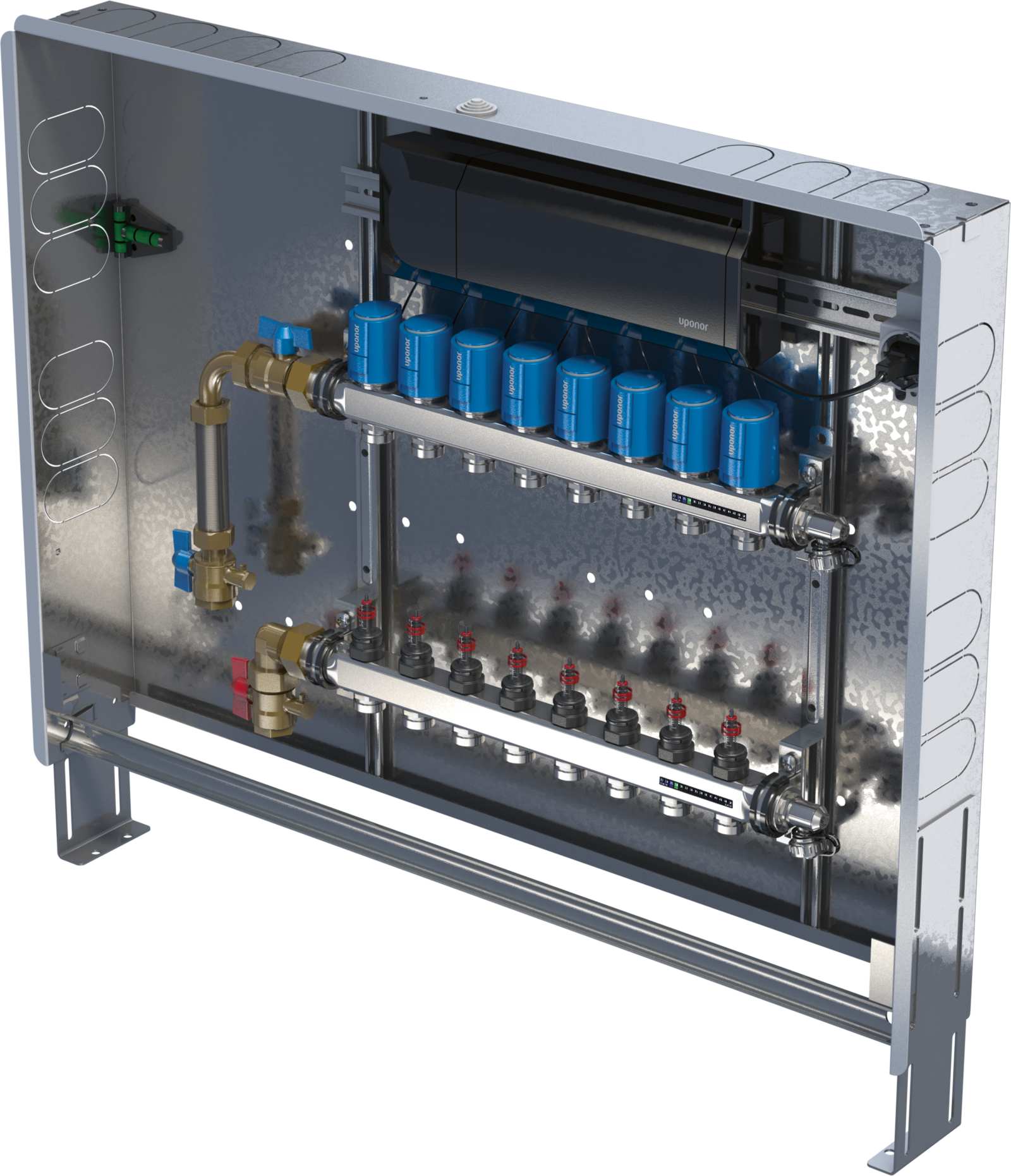 Die Verteilerstation Comfort Port von Uponor | Haustec