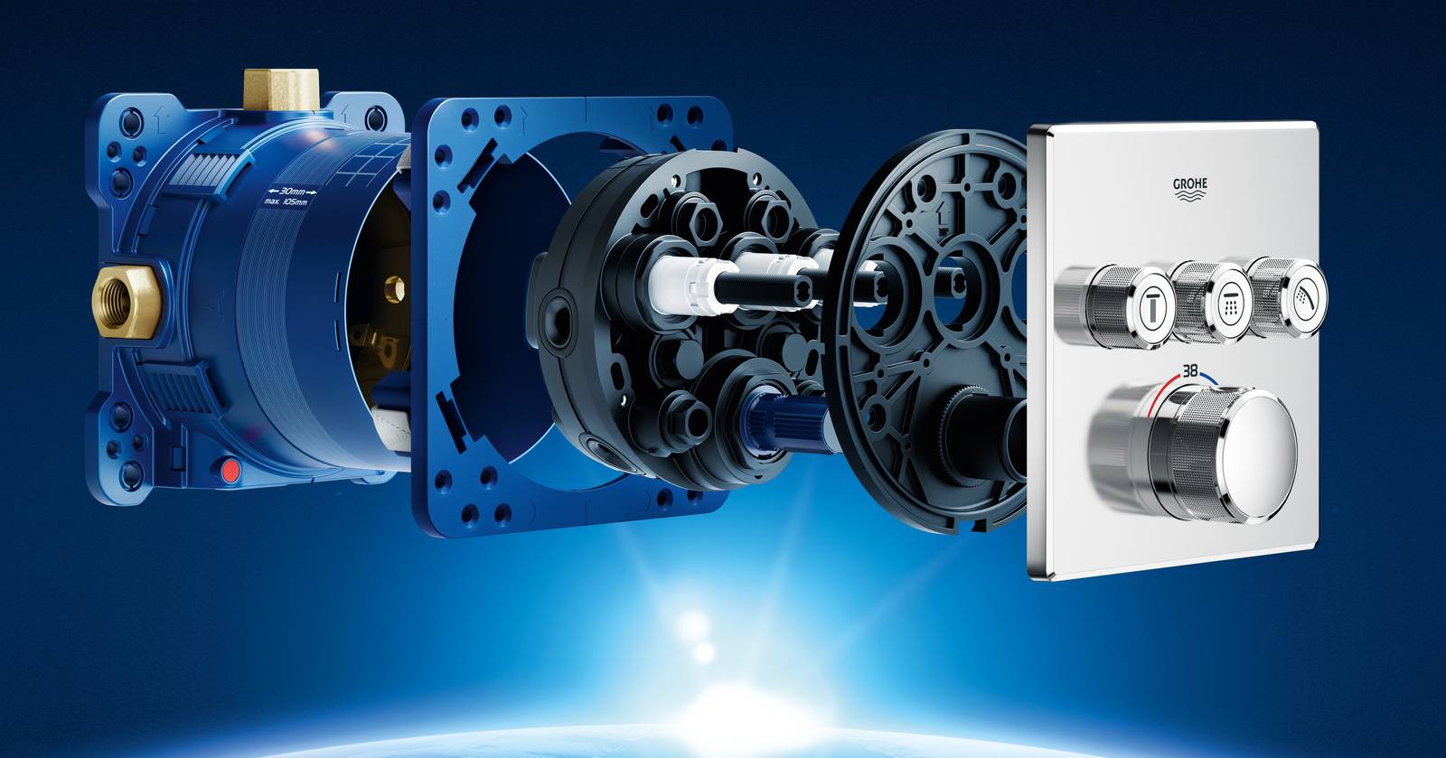 Grohe Rapido SmartBox für UnterputzInstallation Haustec