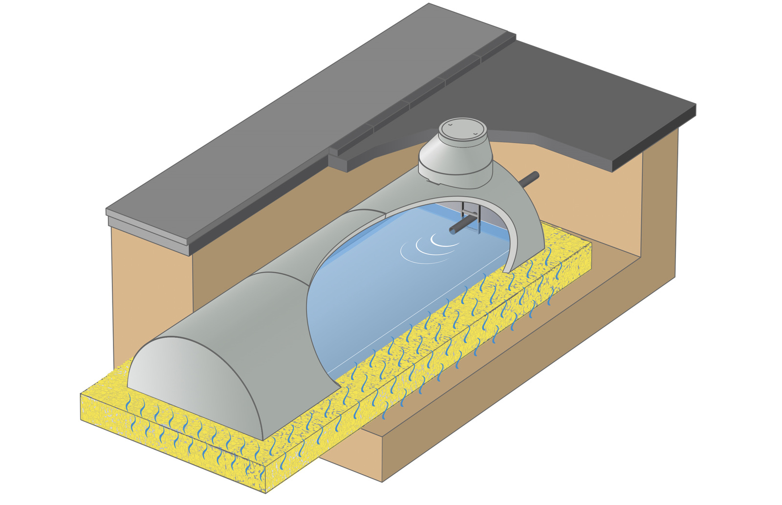 Mall CaviLine Sickertunnel aus Stahlbeton Haustec