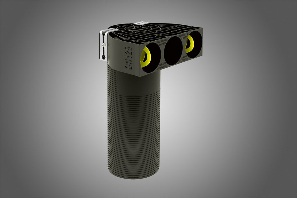 Fränkische Luftdurchlass in Nennweite 63 Haustec