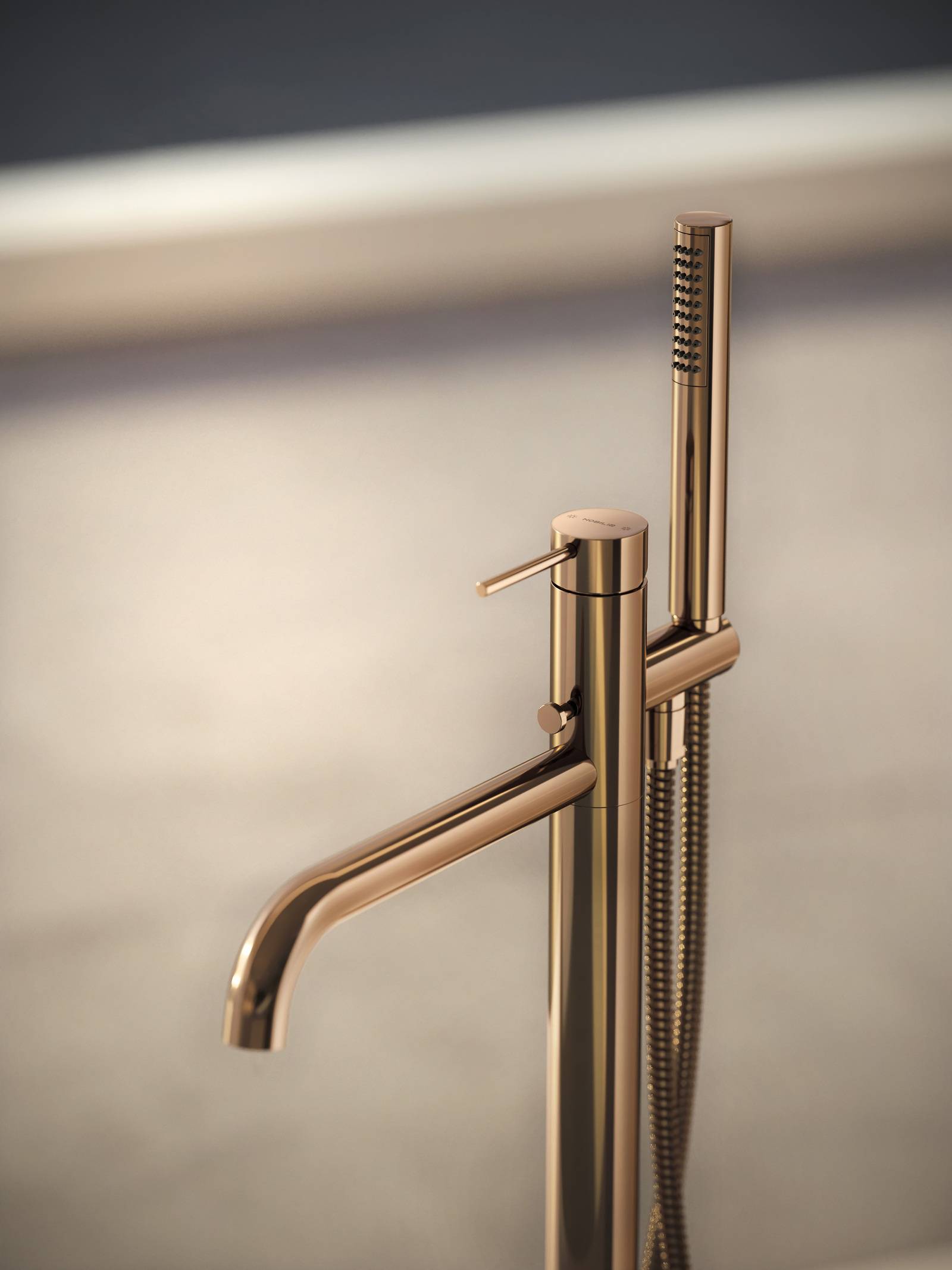 Nobili Griff Für Armatur Plus Serie - Edelstahl 100mm