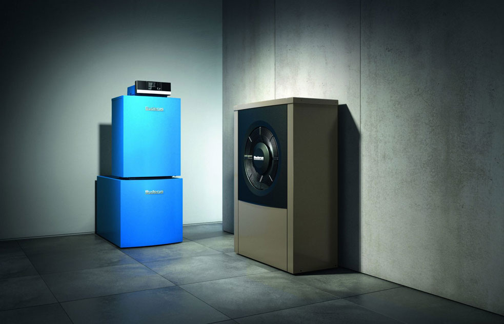 Buderus Hybridlösung Logano plus GBH212 Haustec