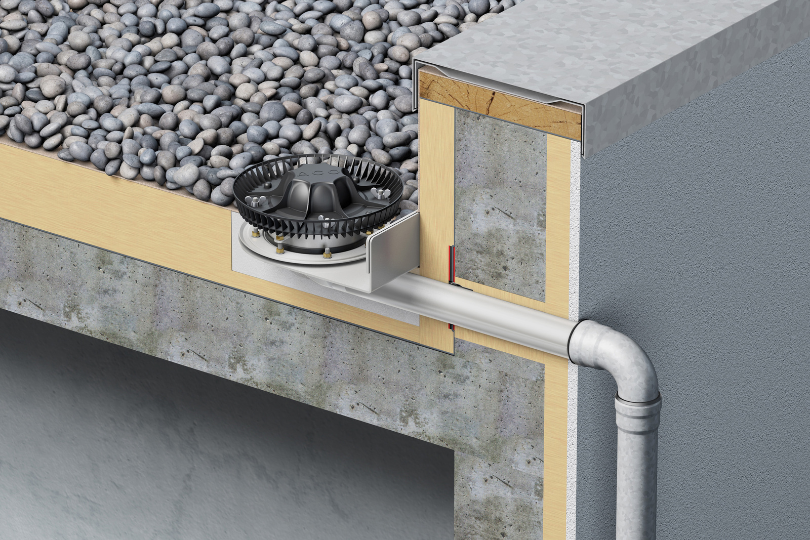 ACO Haustechnik: Baukastensystem für die Attika-Entwässerung | Haustec