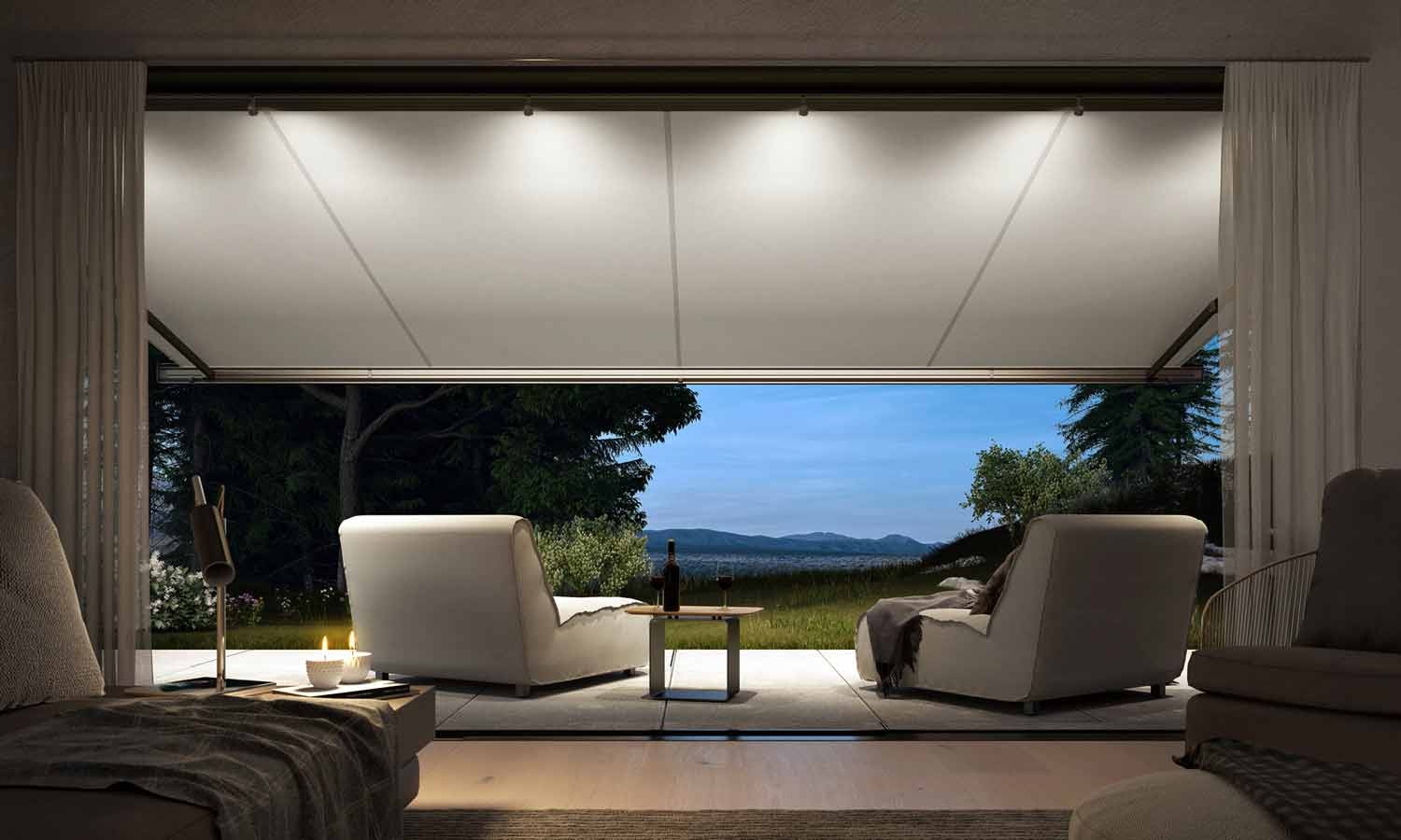 Markisen von Markilux mit LEDSystemen Haustec