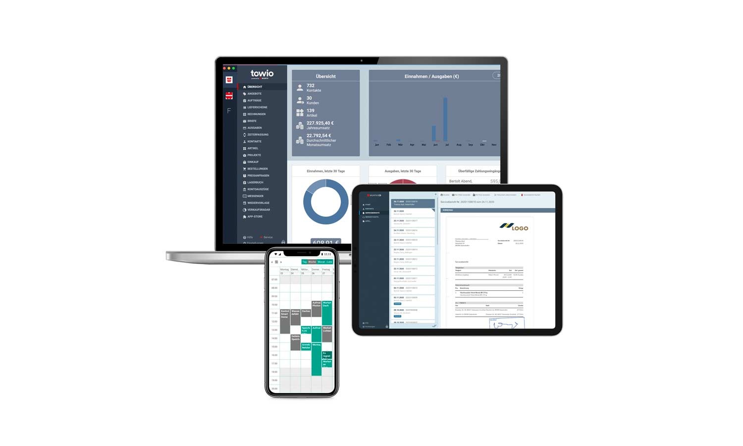 Handwerkersoftware Towio jetzt mit Modul zur Arbeitszeiterfassung Haustec