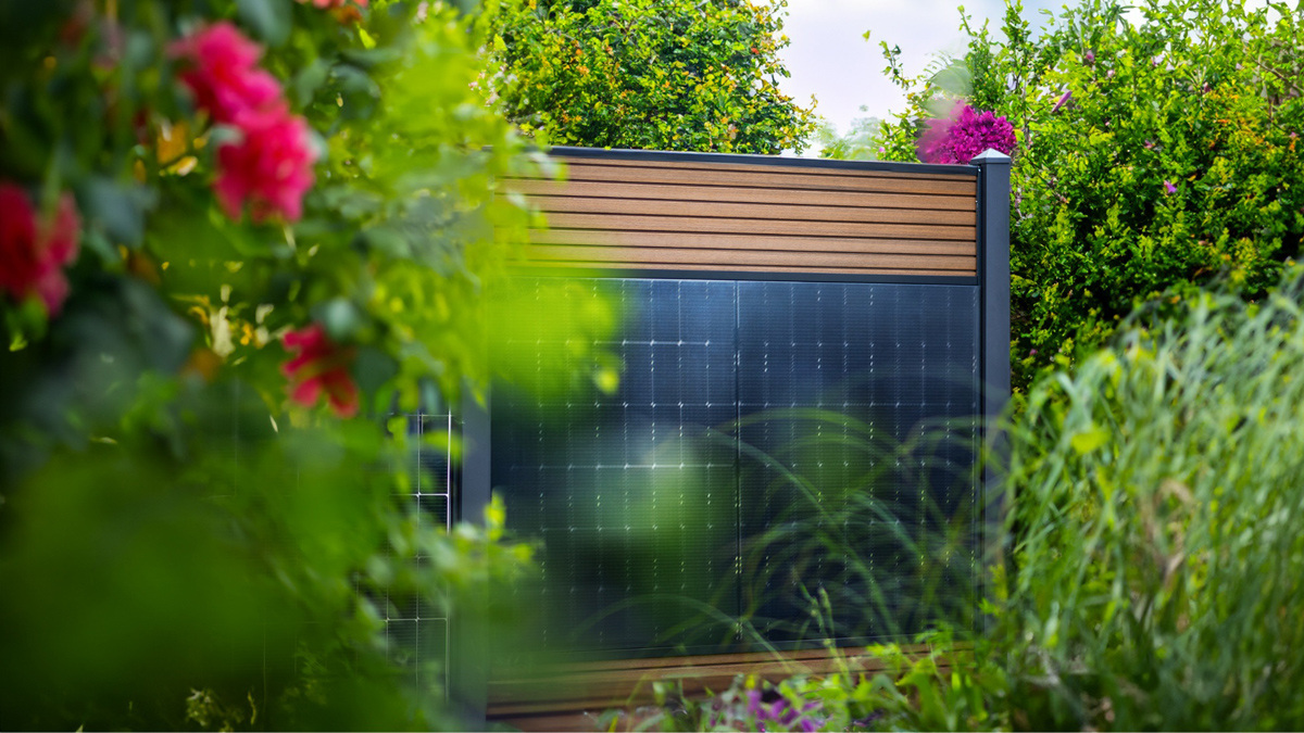 Venturama Solar PVence PhotovoltaikZaun mit hohem Wirkungsgrad Haustec