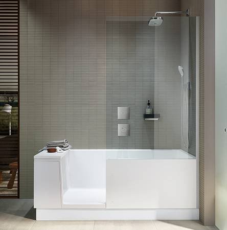 Duravit: Walk-In Dusche und Badewanne in einem - Haustec Duravit: Walk-In Dusche und Badewanne in einem - Haustec