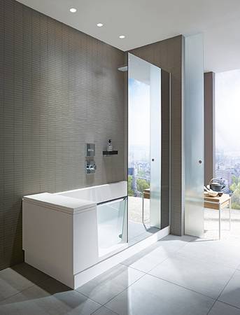 Duravit: Walk-In Dusche und Badewanne in einem - Haustec Duravit: Walk-In Dusche und Badewanne in einem - Haustec