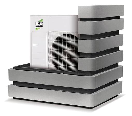 Remko bietet ab sofort die Art-Design-Schallschutzhauben SWK für Wärmepumpen im Außenbereich an.  Remko bietet ab sofort die Art-Design-Schallschutzhauben SWK für Wärmepumpen im Außenbereich an.