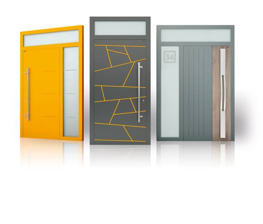 Creo-Türen der Produktlinie 300 erlauben weitgehend freie Gestaltungen nach eigenen Vorstellungen.