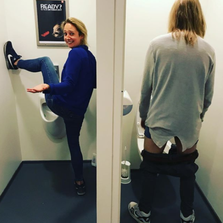 Gymnastisch ist auch eine Lösung.