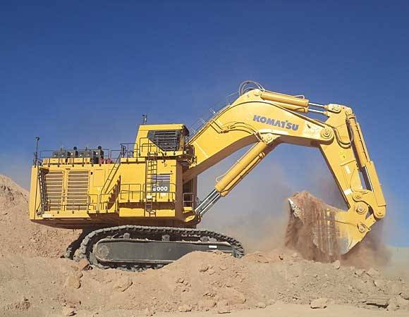 Platz 7: Komatsu PC 8000-6 Platz 7: Komatsu PC 8000-6