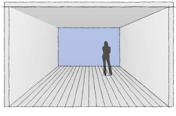 Bild 5: Hellblaue oder türkisfarbene Stirnwände, gepaart mit Längsfugen, lassen Räume tiefer erscheinen.