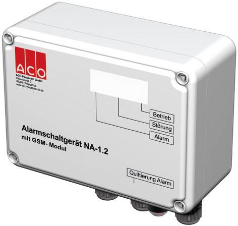 Mit dem GSM-Modul von ACO Haustechnik lässt sich die Kontrolle und Wartung von Fettbabscheidern, Abwasserhebeanlagen, usw. erheblich vereinfachen, flexibilisieren und zeitlich verkürzen.