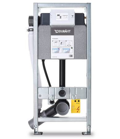 WC-Element mit Geruchsabsaugung und Hygienespülung. WC-Element mit Geruchsabsaugung und Hygienespülung.