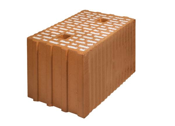 Der perlitverfüllte Poroton-Kimmziegel verhindert als erste Schicht im Ziegelmauerwerk den Wärmeabfluss an ungedämmte, erdberührte Bauteile und zu unbeheizten Räumen.  Der perlitverfüllte Poroton-Kimmziegel verhindert als erste Schicht im Ziegelmauerwerk den Wärmeabfluss an ungedämmte, erdberührte Bauteile und zu unbeheizten Räumen.