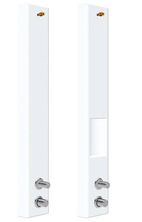 CONGENIAL Duschelemente, Edelstahl mit/ohne Ablage, Thermostat, Piezo-Taster, DN15. CONGENIAL Duschelemente, Edelstahl mit/ohne Ablage, Thermostat, Piezo-Taster, DN15.
