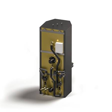 Alle Bauteile, die für den Betrieb einer Wärmepumpenanlage benötigt werden, sind bereits integriert – hydraulisch und elektrisch vorkonfektioniert, einfach aufstellen, anschließen und fertig. Die Wartung erfolgt komplett über die Vorderseite. Alle Bauteile, die für den Betrieb einer Wärmepumpenanlage benötigt werden, sind bereits integriert – hydraulisch und elektrisch vorkonfektioniert, einfach aufstellen, anschließen und fertig. Die Wartung erfolgt komplett über die Vorderseite.