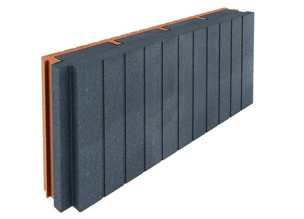 Die Poroton-Dämmschalung ist die Alternative zur Ziegel-U-Schale für Wandstärken von 30 bis 49 Zentimeter.