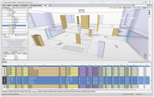 BIM-Modell-Checker können auch für die Prüfung auf Normen- und Regelkonformitäten von Bauvorhaben eingesetzt werden.