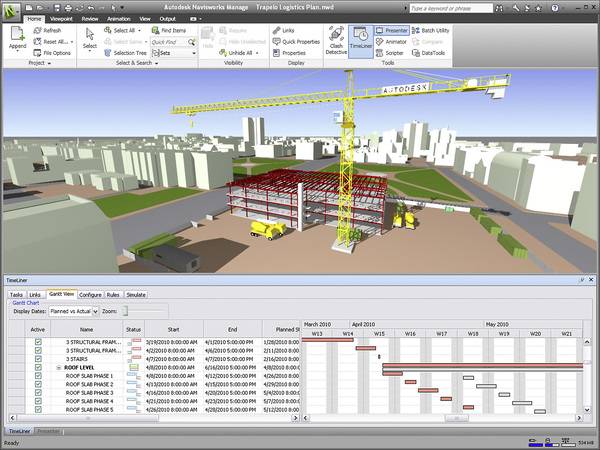 Auf der Grundlage von 4D- bzw. 5D-BIM-Daten lassen sich auch modellbasierte Kosten- und Terminpläne erstellen.