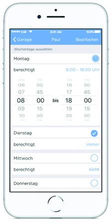 Intuitiv lässt sich die blueCompact App bedienen.