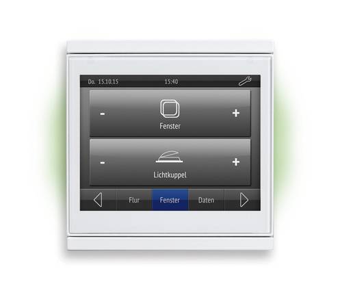 Lüftungsanzeige Colortouch KNX