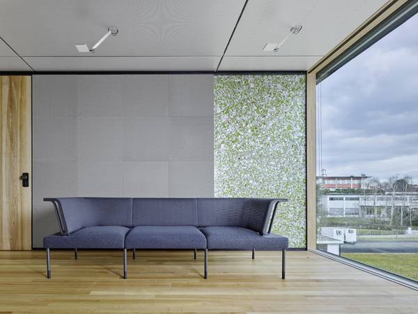 Im Innenbereich werden seriell verarbeitete Bauprodukte eingesetzt. Die unterschiedlichen Materialien können rückstandsfrei in ihre unterschiedlichen Stoffkreisläufe zurückgeführt werden. 