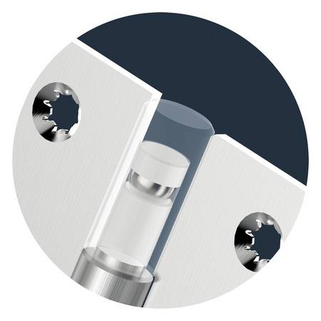 Das wartungsfreie, hochfeste Kugellager ist selbstschmierend und hat eine hohe Lebensdauer auch bei häufiger Nutzung. 