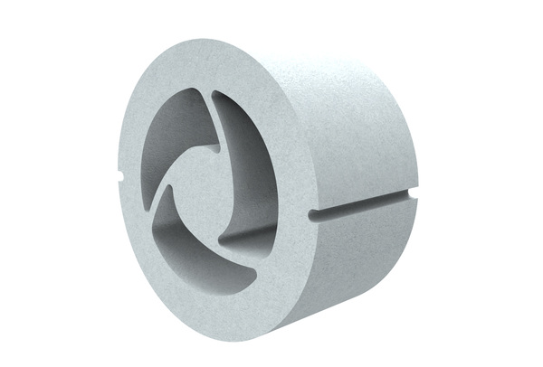  Die neuen Schalldämmelemente für dezentrale Lüftungsgeräte von getAir sind aus Basotect G+, einem Melaminharzschaumstoff, welcher zusätzlich Wärme dämmt sowie schwer entflammbar, hautverträglich und ökologisch unbedenklich ist.