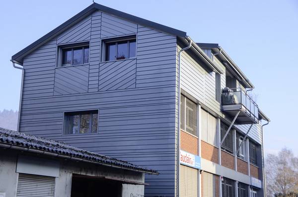 Werkstatt und Wohnung, Fa. E. Vauclair SA, Biel; Architekt Markus Kopp; Titanzink Rheinzink PrePatina.