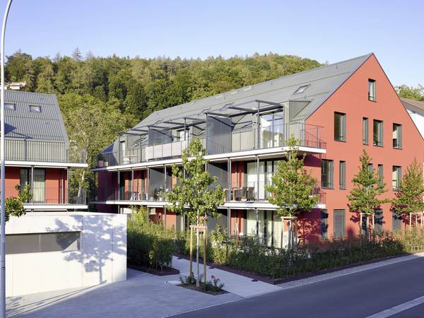 Wohnhäuser, Schoop + Co. AG, Baden-Dättwil, Merlo Architekten, Gebenstorf. Wohnhäuser, Schoop + Co. AG, Baden-Dättwil, Merlo Architekten, Gebenstorf.